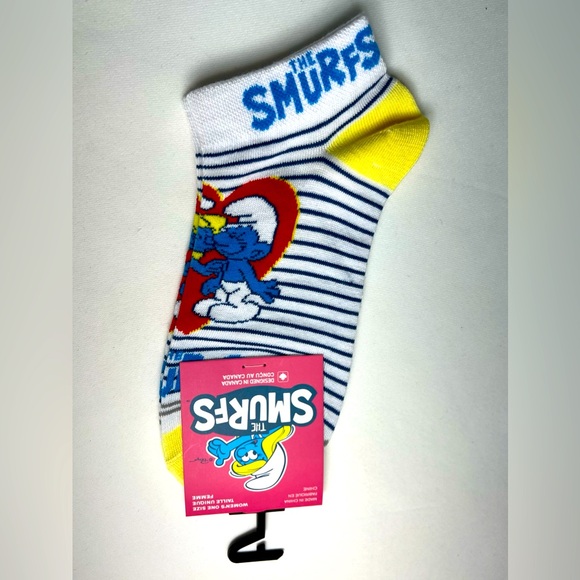 Perri’s Socks - Smurf’s Ankle Socks 2 Pairs - Size:WOMEN 6-9.5 - Picture 3 of 7